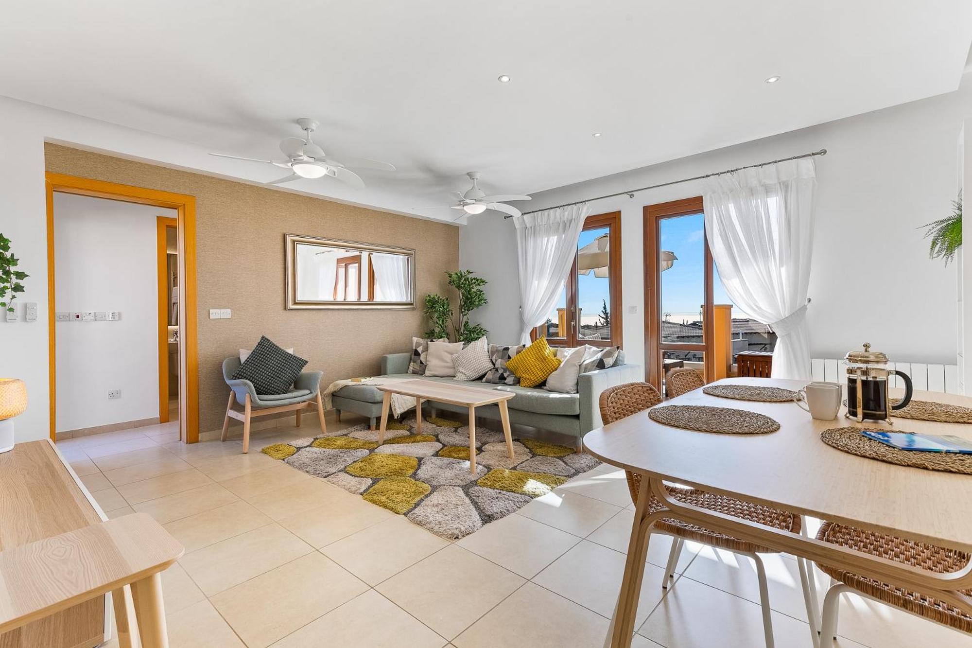 2 Bedroom Apartment Thalassa With Sea And Sunset Views, Aphrodite Hills Resort Sakarya Dış mekan fotoğraf